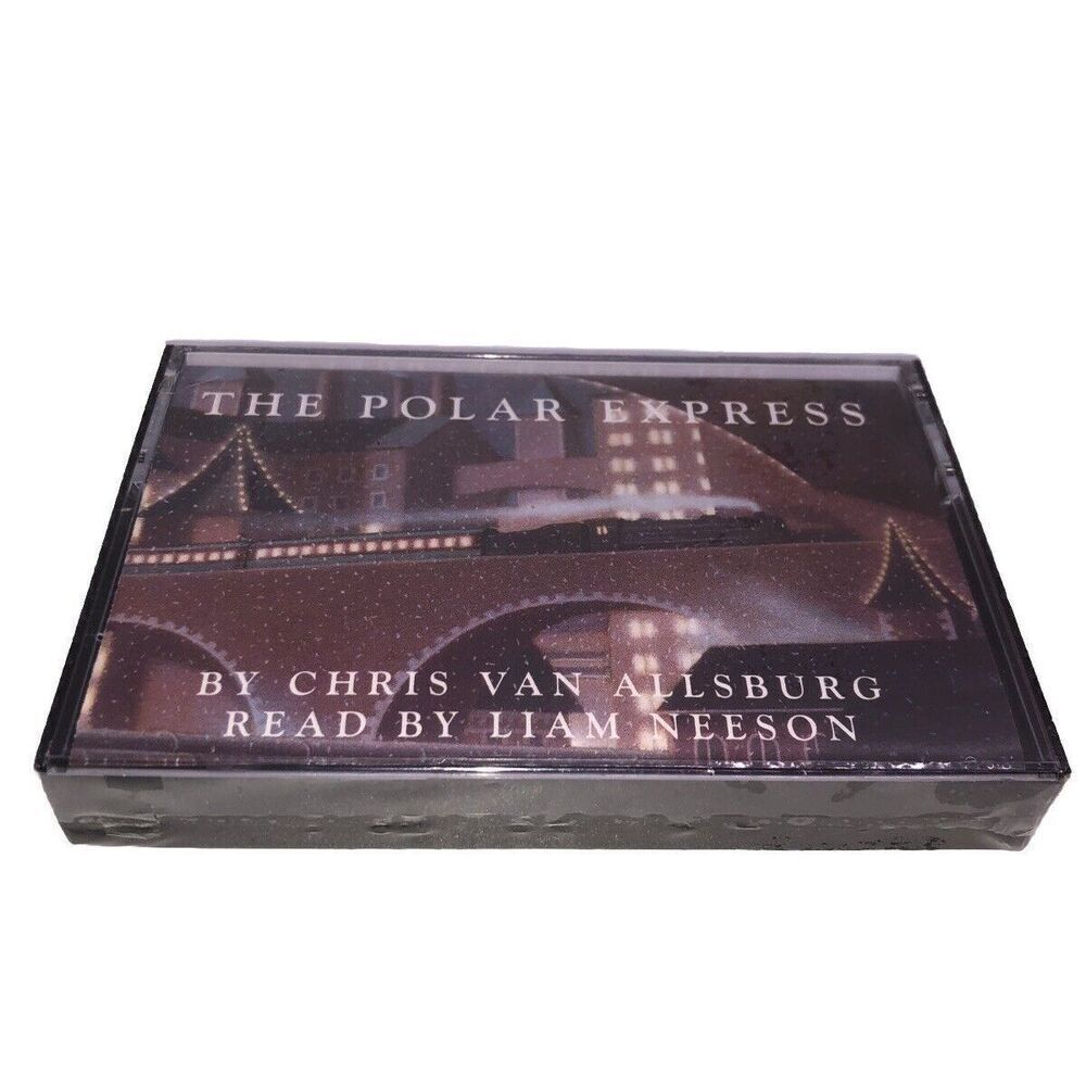 The Polar Express Cassette Tape Chris Van Allsburg Read by Liam Neeson Sealed